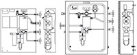 Internally coupled valves liquid samplers (S23 Series) - D3 - Options